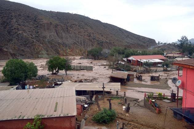 La Serena, July 21, 2026 The town of Islon, located approximately 10 km from La Serena, was hit by a second flash flood in the same week due to the activation and rising waters of the streams caused by the storm affecting the area. Alejandro Pizarro Aton, Chile, CHILE Aton 1174470  Copyright: AlejandroxPizarro AtonxChile