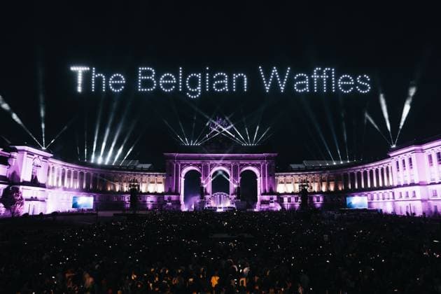 News Bilder des Tages #2 a concert and show with fireworks, laser and drones, at the end of the celebrations on the Belgian National Day, Tuesday 21 July 2026 in the Parc du Cinquantenaire - Jubelpark. MARIUS BURGELMAN  MariusxBurgelman 181702792