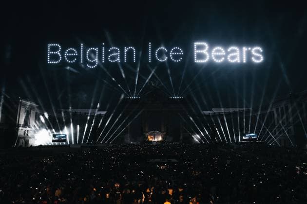 a concert and show with fireworks, laser and drones, at the end of the celebrations on the Belgian National Day, Tuesday 21 July 2026 in the Parc du Cinquantenaire - Jubelpark. MARIUS BURGELMAN  MariusxBurgelman 181702813
