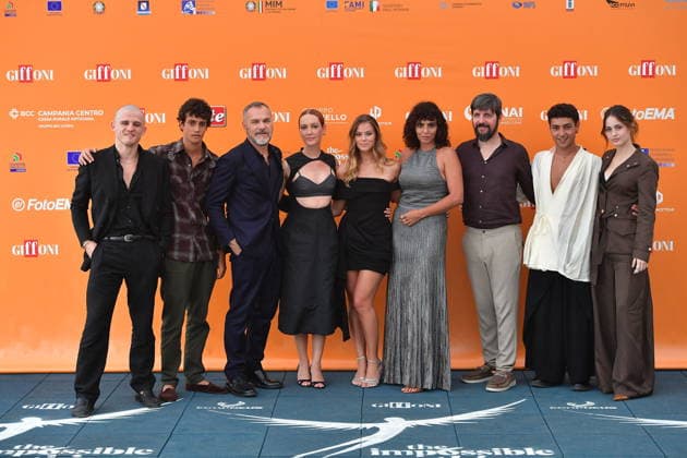 IPA86879714 - Giffoni Vallepiana Giffoni Festival 2026, Pictured: The Cast of *Minerva*  Copyright: xVincenzoxLandix xVincenzoxLandix 86879714