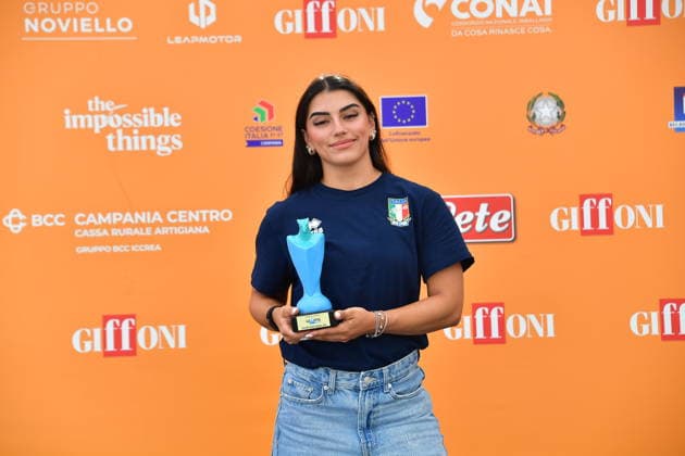 IPA86881341 - Giffoni Vallepiana Giffoni Festival 2026. Pictured: Giulia Imperio  Copyright: xVincenzoxLandix xVincenzoxLandix 86881341