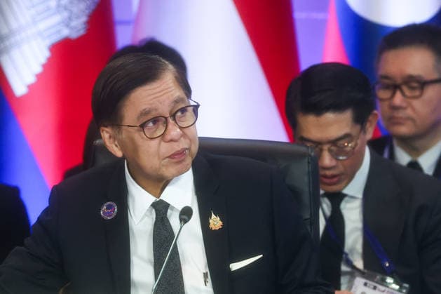 ASEAN Foreign Ministers Meeting in Philippines METRO MANILA, PHILIPPINES - JULY 22: Thailand s foreign minister Sihasak Phuangketkeow attends a meeting as part of the ASEAN Foreign Ministers Meeting in Pasay City, Metro Manila, Philippines, on July 22, 2026. The week-long summit, which runs through July 24, brings together foreign ministers and senior diplomats from ASEAN member states and major powers to discuss geopolitical challenges, energy security, trade, food security, security cooperation, the Myanmar civil war and the Five-Point Consensus, as well as the impact of the US-Iran conflict. Daniel Ceng Anadolu Metro Manila Philippines. Editorial use only. Please get in touch for any other usage.  Copyright: x2026xAnadoluxDanielxCengx