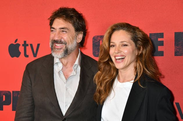 NEW YORK, NY - JULY 21: Javier Bardem and Margarita Levieva at the Apple TV Cape Fear Finale Event on July 21, 2026 at DGA Theater in New York City. Copyright: xmpi099 MediaPunchx