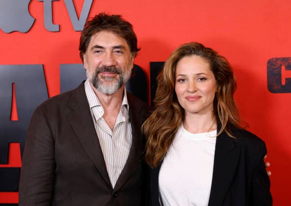 Javier Bardem and Margarita Levieva arrive on the red carpet for Apple TV s Cape Fear New York Screening at DGA Theater on Tuesday, July 21, 2026 in New York City.  NYP20260721117 JOHNxANGELILLO