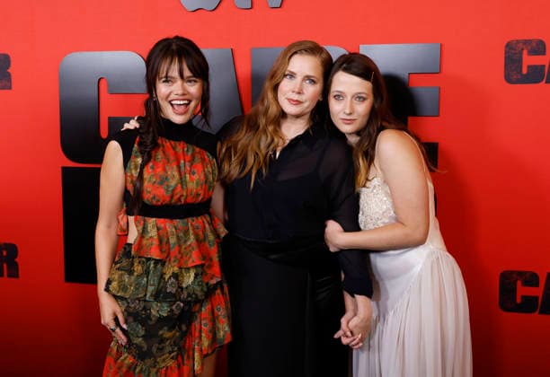 Malia Pyles, Amy Adams and Lily Collias arrive on the red carpet for Apple TV s Cape Fear New York Screening at DGA Theater on Tuesday, July 21, 2026 in New York City.  NYP20260721109 JOHNxANGELILLO