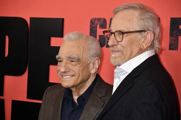 NEW YORK, NY - JULY 21: Martin Scorsese and Steven Spielberg at the Apple TV Cape Fear Finale Event on July 21, 2026 at DGA Theater in New York City. Copyright: xmpi099 MediaPunchx