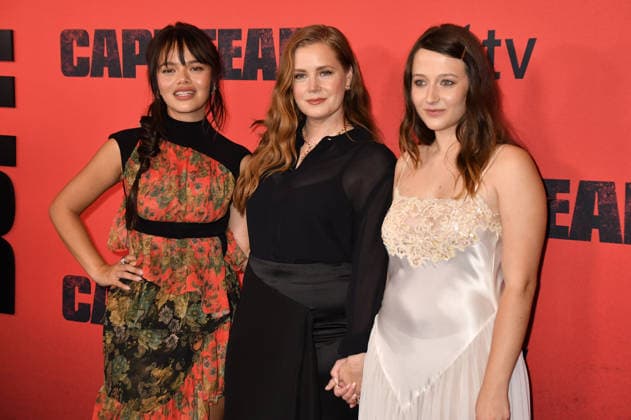 NEW YORK, NY - JULY 21: Malia Pyles, Amy Adams and Lily Collias at the Apple TV Cape Fear Finale Event on July 21, 2026 at DGA Theater in New York City. Copyright: xmpi099 MediaPunchx