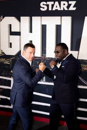 Jeffrey Hirsch, 50 Cent at arrivals for FIGHTLAND Premiere, Jazz At Lincoln Center, New York, NY, July 21, 2026. Photo By: Ryan Billings Everett Collection FIGHTLAND Premiere PUBLICATIONXNOTxINxCANxCHNxFRAxITAxJPNxNORxPOLxRUSxESPxUKxUSA