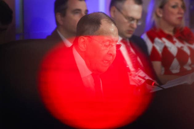 ASEAN Foreign Ministers Meeting in Philippines METRO MANILA, PHILIPPINES - JULY 22: Russian Foreign Minister Sergey Viktorovich Lavrov attends a conference with ASEAN foreign ministers, as part of the ASEAN foreign ministers summit, in Pasay City, Metro Manila, Philippines, on July 22, 2026. The week-long summit, which will run through July 24, gathers foreign ministers and top diplomats from ASEAN nations and major powers to discuss issues surrounding geopolitical challenges, energy supplies, trade, food, security cooperation, Myanmar civil war and the Five-Point Consensus, as well as and the impacts of US-Iran conflict. Daniel Ceng Anadolu Metro Manila Philippines. Editorial use only. Please get in touch for any other usage.  Copyright: x2026xAnadoluxDanielxCengx