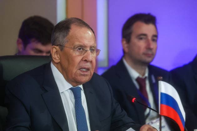 ASEAN Foreign Ministers Meeting in Philippines METRO MANILA, PHILIPPINES - JULY 22: Russian Foreign Minister Sergey Viktorovich Lavrov attends a conference with ASEAN foreign ministers, as part of the ASEAN foreign ministers summit, in Pasay City, Metro Manila, Philippines, on July 22, 2026. The week-long summit, which will run through July 24, gathers foreign ministers and top diplomats from ASEAN nations and major powers to discuss issues surrounding geopolitical challenges, energy supplies, trade, food, security cooperation, Myanmar civil war and the Five-Point Consensus, as well as and the impacts of US-Iran conflict. Daniel Ceng Anadolu Metro Manila Philippines. Editorial use only. Please get in touch for any other usage.  Copyright: x2026xAnadoluxDanielxCengx
