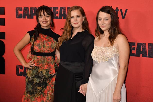 NEW YORK, NY - JULY 21: Malia Pyles, Amy Adams and Lily Collias at the Apple TV Cape Fear Finale Event on July 21, 2026 at DGA Theater in New York City. Credit: AdMedia New York City USA - ZUMAa123 20260721_zaa_a123_089 Copyright: xJackxFyckex