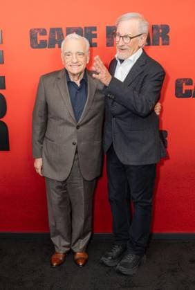 July 21, 2026, Bronx, New York, USA: Martin Scorsese and Steven Spielberg attend Apple TV s Cape Fear Screening and Conversation at DGA Theater in New York, NY on July 21, 2026. Bronx USA - ZUMAr339 20260721_znp_r339_114 Copyright: xLevxRadinx