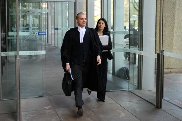 REBEL WILSON COURT, Tim Smartt, barrister assisting Sue Chrysanthou, for Charlotte MacInnes, leaves the Federal Court of Australia, in Sydney, Wednesday, July 22, 2026. ( NO ARCHIVING SYDNEY NEW SOUTH WALES AUSTRALIA  Copyright: xDANxHIMBRECHTSx 20260722187487830470