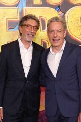 The Premiere of Stuart Fails to Save the Universe Los Angeles CA July 21: Chuck Lorre and John Ross Bowie at the premiere of Stuart Fails to Save the Universe at The Academy Museum of Motion Pictures in Los Angeles on July 21, 2026. Credit: AdMedia EDITORIAL USE ONLY  Copyright: xx AdMediax admphotosthree007298
