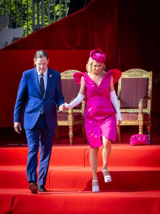21-07-2026 Defile James O Hare and Princess Delphine attend a parade marking the Belgian National Day in Brussels. Â  Copyright: xPPEx