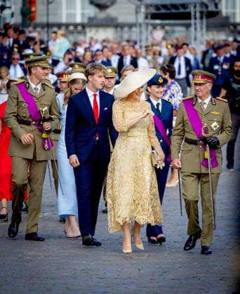 21-07-2026 Defile Princess Eleonore and Crown Princess Elisabeth and Prince Emmanuel and Prince Gabriel and Queen Mathilde and King Philippe - Filip attend a parade marking the Belgian National Day in Brussels. Â  Copyright: xPPEx