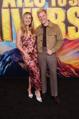 Los Angeles CA July 21: Julia Dennis and Tommy Walker at the premiere of Stuart Fails to Save the Universe at The Academy Museum of Motion Pictures in Los Angeles on July 21, 2026. Credit: USA - ZUMAa123 20260721_zaa_a123_243 Copyright: xAdMediax