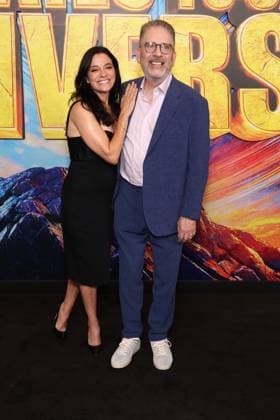 Los Angeles CA July 21: Jessica Queller and Bill Prady at the premiere of Stuart Fails to Save the Universe at The Academy Museum of Motion Pictures in Los Angeles on July 21, 2026. Credit: USA - ZUMAa123 20260721_zaa_a123_298 Copyright: xAdMediax