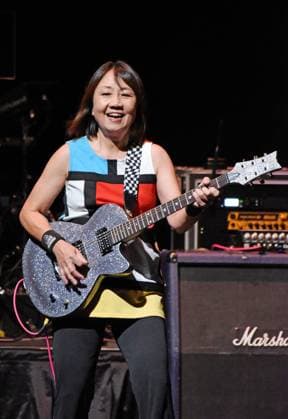 Shonen Knife, Naoko Yamano on stage for Men At Work Summer 2026 Concert Tour, Cobb Energy Performing Arts Centre, Atlanta, GA, July 21, 2026. Photo By: Derek Storm Everett Collection Men At Work Summer 2026 Concert Tour PUBLICATIONXNOTxINxCANxCHNxFRAxITAxJPNxNORxPOLxRUSxESPxUKxUSA