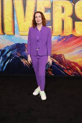 Los Angeles CA July 21: Felicia Day at the premiere of Stuart Fails to Save the Universe at The Academy Museum of Motion Pictures in Los Angeles on July 21, 2026. Copyright: xAdMediax xMediaPunchx