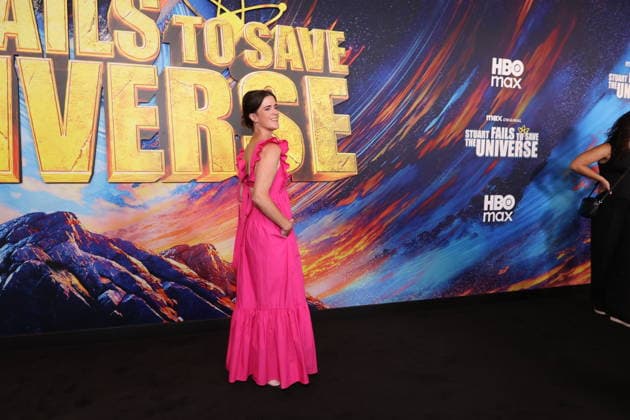 Los Angeles CA July 21: Mary Holland at the premiere of Stuart Fails to Save the Universe at The Academy Museum of Motion Pictures in Los Angeles on July 21, 2026. Copyright: xAdMediax xMediaPunchx