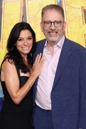 Los Angeles CA July 21: Jessica Queller and Bill Prady at the premiere of Stuart Fails to Save the Universe at The Academy Museum of Motion Pictures in Los Angeles on July 21, 2026. Copyright: xAdMediax xMediaPunchx