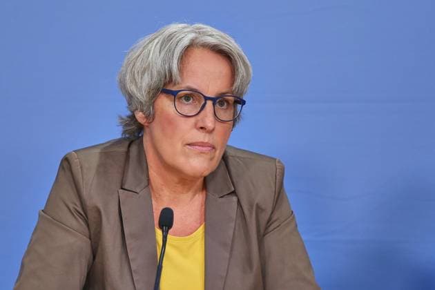 Berlin, Deutschland, 21.07.2026: Haus der Bundespressekonferenz: Bundeslagebild Sexualdelikte zum Nachteil von Kindern und Jugendlichen 2025: Kerstin Claus, unabhängige Bundesbeauftragte gegen sexuellen Missbrauch von Kindern und Jugendlichen (UBSKM) *** Berlin, Germany, July 21, 2026, Federal Press Conference Building, Federal Situation Report on Sexual Offenses Against Children and Adolescents, 2025, Kerstin Claus, Independent Federal Commissioner Against Sexual Abuse of Children and Adolescents (UBSKM) Copyright: xdtsxNachrichtenagenturx dts_128126