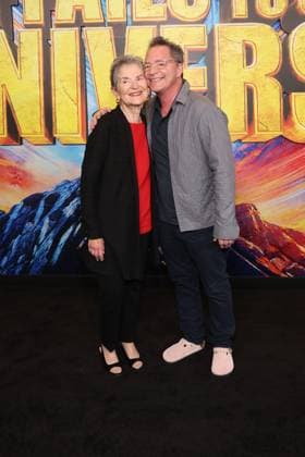 Los Angeles CA July 21: Fran Malina and Joshua Malina at the premiere of Stuart Fails to Save the Universe at The Academy Museum of Motion Pictures in Los Angeles on July 21, 2026. Copyright: xAdMediax xMediaPunchx
