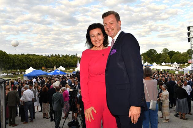 Dorothee Baer und Oliver Baer beim Sommerempfang vom Bayerischen Landtag am 21.07.2026 auf Schloss Schleissheim bei Muenchen Dorothee Baer and Oliver Baer attend the summer reception of the Bavarian State Parliament (Sommerempfang des Bayerischen Landtags) at Schleissheim Palace (Schloß Schleißheim) on July 21, 2026 in Oberschleißheim near Munich, Germany Sommerempfang 2026 vom Bayerischen Landtag auf Schloss Schleissheim bei Muenchen *** Dorothee Baer and Oliver Baer at the Bavarian State Parliament’s summer reception on July 21, 2026, at Schleissheim Palace near Munich. Dorothee Baer and Oliver Baer attend the summer reception of the Bavarian State Parliament at Schleissheim Palace. Schloß Schleißheim on July 21, 2026, in Oberschleiß 