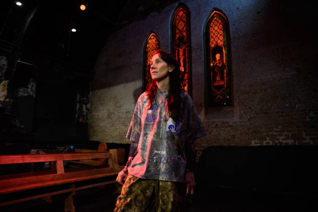 DIVINE PLAYHOUSE EVICTION, Devine Playhouse founder and creative director Kat Dopper poses for a photograph at the former church turned LGBTQ arts space, the Devine Playhouse, in Sydney, Wednesday, July 22, 2026. The group has been forced out of the space after the owners of the deconsecrated church in Sydney s CBD have terminated the lease following complaints from some members of the Christian community. ( NO ARCHIVING SYDNEY NEW SOUTH WALES AUSTRALIA  Copyright: xDANxHIMBRECHTSx 20260722173256433600
