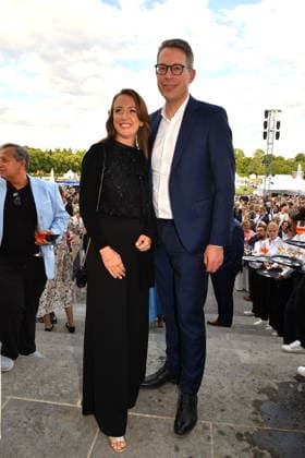 Aurelia Blume und Markus Blume beim Sommerempfang vom Bayerischen Landtag am 21.07.2026 auf Schloss Schleissheim bei Muenchen Aurelia Blume and Markus Blume attend the summer reception of the Bavarian State Parliament (Sommerempfang des Bayerischen Landtags) at Schleissheim Palace (Schloß Schleißheim) on July 21, 2026 in Oberschleißheim near Munich, Germany Sommerempfang 2026 vom Bayerischen Landtag auf Schloss Schleissheim bei Muenchen *** Aurelia Blume and Markus Blume at the Bavarian State Parliament’s summer reception on July 21, 2026, at Schleissheim Palace near Munich. Aurelia Blume and Markus Blume attend the summer reception of the Bavarian State Parliament at Schleissheim Palace on July 21, 2026, in Oberschleißheim near Munich 