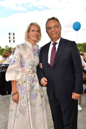 Diana Troglauer und Hans-Peter Friedrich beim Sommerempfang vom Bayerischen Landtag am 21.07.2026 auf Schloss Schleissheim bei Muenchen Diana Troglauer and Dr Hans-Peter Friedrich attend the summer reception of the Bavarian State Parliament (Sommerempfang des Bayerischen Landtags) at Schleissheim Palace (Schloß Schleißheim) on July 21, 2026 in Oberschleißheim near Munich, Germany. Sommerempfang 2026 vom Bayerischen Landtag auf Schloss Schleissheim bei Muenchen *** Diana Troglauer and Hans Peter Friedrich at the Bavarian State Parliament’s summer reception on July 21, 2026, at Schleissheim Palace near Munich Diana Troglauer and Dr. Hans Peter Friedrich attend the summer reception of the Bavarian State Parliament at Schleissheim Palace S 