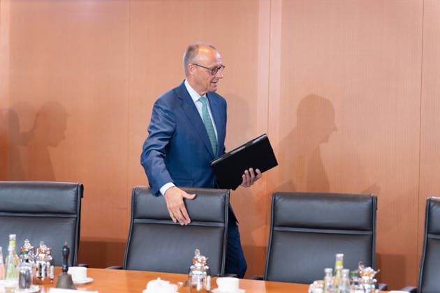 Kabinettsitzung, Bundeskanzler, Friedrich Merz Auftakt, Kabinettsitzung, Bundesregierung, Bundeskanzler, Friedrich Merz Berlin Berlin GER *** Cabinet Meeting, Federal Chancellor, Friedrich Merz Opening, Cabinet Meeting, Federal Government, Federal Chancellor, Friedrich Merz Berlin Berlin GER
