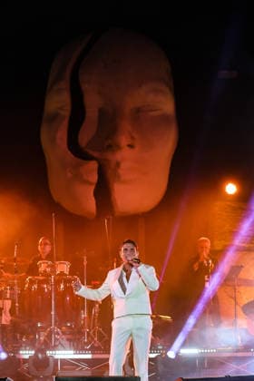 Music Concert - SAL DA VINCI CERVERE The italian singer sal da vinci during the concert in Cervere during SAL DA VINCI CERVERE , Music Concert in CERVERE , Italy, July 21 2026 CERVERE ANIMA FESTIVAL Italy Copyright: xRenataxRoattinox xLiveMediax LPM_2576130