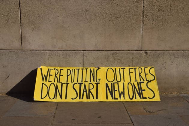 July 22, 2026, London, England, United Kingdom: A placard is displayed as climate activists from Fossil Free London stage a protest outside the Department for Energy Security and Net Zero calling on the new Energy Secretary Miatta Fahnbulleh and the new UK Prime Minister Andy Burnham to stop the Rosebank oil and gas field in the North Sea. London United Kingdom - ZUMAv130 20260722_zip_v130_026 Copyright: xVukxValcicx