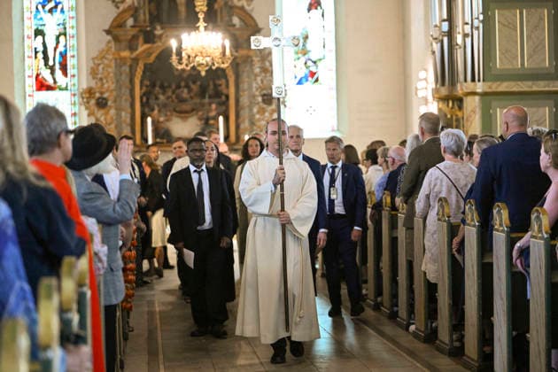 22. juli markering i Oslo domkirke Oslo 20260722. 22. juli markeringen i Oslo Domkirke. I ar er det 15 ar siden terrorangrepet hvor 77 mennesker mistet livet i 2011. Foto: Annika Byrde NTB POOL Oslo Norge 5RFWYqbVZOo EDITORIAL USE ONLY Ref:_BNC_POL5RFWYqbVZOo.jpg *** July 22 Commemoration at Oslo Cathedral, Oslo, July 22, 2026 The July 22 commemoration at Oslo Cathedral. This year marks the 15th anniversary of the terrorist attack in which 77 people lost their lives in 2011. Photo: Annika Byrde, NTB POOL, Oslo, Norway, 5RFWYqbVZOo EDITORIAL USE ONLY Ref BNC POL5RFWYqbVZOo jpg  Copyright: xAnnikaxByrdex xNTBx