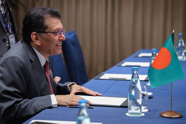 PHILIPPINES, MANILA - JULY 22, 2026: Bangladesh s Minister of Foreign Affairs Khalilur Rahman during a meeting with Russia s Minister of Foreign Affairs Lavrov on the sidelines of ASEAN-led events. Video grab. Best quality available Manila Philippines  - ZUMAt113 20260722_zaa_t113_013 Copyright: xRussianxForeignxMinistryx