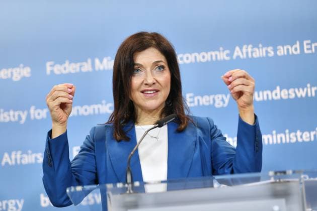 Berlin, Deutschland, 22.07.2026: Wirtschaftsministerium: Pressestatement zur Start-up- und Scale-up-Strategie: Bundesministerin für Wirtschaft und Energie Katherina Reiche (CDU) *** Berlin, Germany, July 22, 2026 Ministry of Economic Affairs Press Statement on the Startup and Scale-up Strategy Federal Minister for Economic Affairs and Energy Katherina Reiche, CDU Copyright: xdtsxNachrichtenagenturx dts_128286