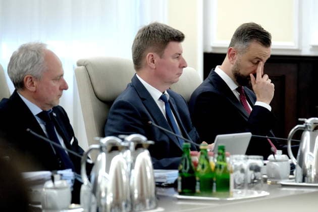 RECORD DATE NOT STATED Warszawa KPRM 21.07.2026 Posiedzenie Rady Ministrow --- Warsaw, Chancellery of the Prime Minister, 21 July 2026 – Meeting of the Council of Ministers – Government of Poland N Z Jaros³aw Neneman, Jan Grabiec, Wladyslaw Kosiniak -Kamysz FOT. TEDI NEWSPIX.PL NEWSPIX.PL --- newspix.pl 