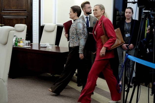 RECORD DATE NOT STATED Warszawa KPRM 21.07.2026 Posiedzenie Rady Ministrow --- Warsaw, Chancellery of the Prime Minister, 21 July 2026 – Meeting of the Council of Ministers – Government of Poland N Z Marta Cienkowska, Barbara Nowacka FOT. TEDI NEWSPIX.PL NEWSPIX.PL --- newspix.pl 