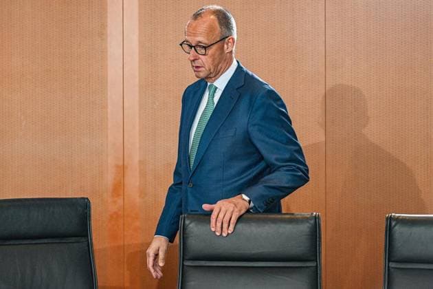 Sitzung des Bundeskabinetts ** NUR FÜR REDAKTIONELLE ZWECKE ** EDITORIAL USE ONLY **<p>Bundeskanzler Friedrich Merz (CDU), nimmt an der Sitzung des Bundeskabinetts teil, fotografiert am 22.07.2026 in Berlin. Berlin Berlin Berlin Copyright: MaurizioxGambarini *** Federal Cabinet Meeting ** FOR EDITORIAL USE ONLY ** EDITORIAL USE ONLY ** p Federal Chancellor Friedrich Merz (CDU) attends the Federal Cabinet meeting, photographed on July 22, 2026, in Berlin, Berlin, Berlin, Berlin. Copyright MaurizioxGambarini Copyright: MaurizioxGambarini doc86ts9ioy7n6vnf5s1ph5 ,EDITORIAL USE ONLY
