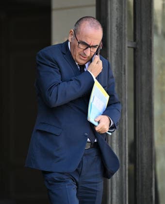 French government weekly cabinet meeting at Elysee Palace in Paris PARIS, FRANCE - JULY 22: French Interior Minister Laurent Nunez leaves after the weekly cabinet meeting at the Elysee Palace in Paris, France on July 22, 2026. Mustafa Yalcin Anadolu Paris France. Editorial use only. Please get in touch for any other usage.  Copyright: x2026xAnadoluxMustafaxYalcinx