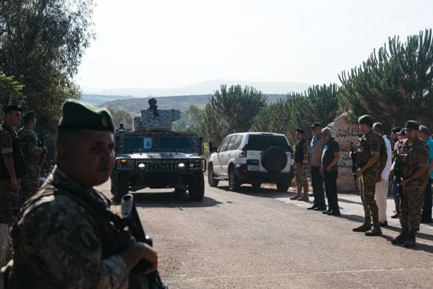 July 22, 2026, Zawtar Al-Gharbiya, Lebanon: ZAWTAR AL-GHARBIYA, LEBANON Ã¢â‚¬ JULY 22, 2026: The Lebanese army deploys in Zawtar Al-Gharbiya, southern Lebanon, one of three Ã¢â‚¬oepilot zonesÃ¢â‚¬Â placed under its control on Tuesday as part of a U.S.-brokered agreement with Israel. As soldiers clear unexploded ordnance, villagers wait behind a security cordon on the outskirts of the village for permission to return. Zawtar Al-Gharbiya Lebanon  - ZUMAq101 20260722_zna_q101_045 Copyright: xKatrinexDigexHoumoÂ¸Llerx