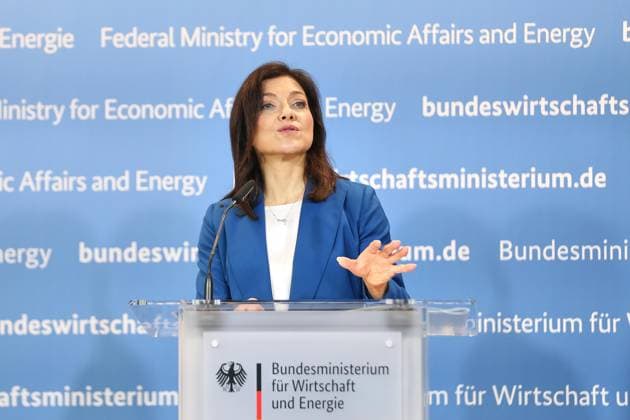 Berlin, Deutschland, 22.07.2026: Wirtschaftsministerium: Pressestatement zur Start-up- und Scale-up-Strategie: Bundesministerin für Wirtschaft und Energie Katherina Reiche (CDU) *** Berlin, Germany, July 22, 2026 Ministry of Economic Affairs Press Statement on the Startup and Scale-up Strategy Federal Minister for Economic Affairs and Energy Katherina Reiche, CDU Copyright: xdtsxNachrichtenagenturx dts_128305