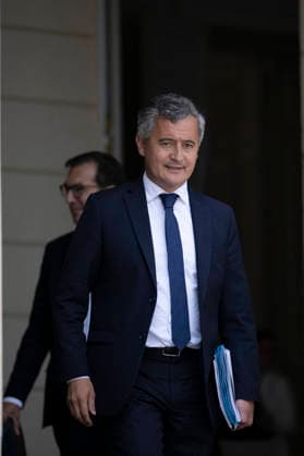 Weekly Cabinet Meeting - Paris French justice Minister Gerald Darmanin leaves after the weekly cabinet meeting at the Elysee Palace in Paris on July 22, 2026.Photo by Eliot Blondet ABACAPRESS.COM Paris France France  Copyright: xBlondetxEliot ABACAx