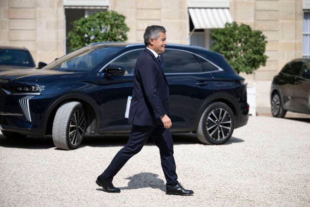 Weekly Cabinet Meeting - Paris French justice Minister Gerald Darmanin leaves after the weekly cabinet meeting at the Elysee Palace in Paris on July 22, 2026.Photo by Eliot Blondet ABACAPRESS.COM Paris France France  Copyright: xBlondetxEliot ABACAx