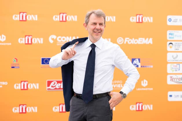 July 22, 2026, Giffoni Valle Piana, Salerno, Italy: Italian journalist Francesco Giorgino attends the photocall at 56th Giffoni Film Festival 2026 in Giffoni Valle Piana, Salerno, Italy on July 22, 2026. Giffoni Valle Piana Italy  - ZUMAl175 20260722_zip_l175_005 Copyright: xFrancescoxLucianox