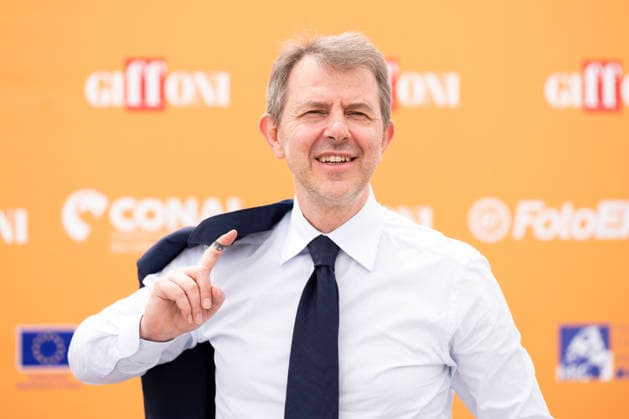 July 22, 2026, Giffoni Valle Piana, Salerno, Italy: Italian journalist Francesco Giorgino attends the photocall at 56th Giffoni Film Festival 2026 in Giffoni Valle Piana, Salerno, Italy on July 22, 2026. Giffoni Valle Piana Italy  - ZUMAl175 20260722_zip_l175_013 Copyright: xFrancescoxLucianox