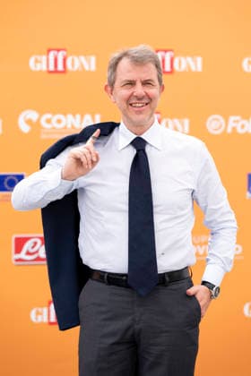 July 22, 2026, Giffoni Valle Piana, Salerno, Italy: Italian journalist Francesco Giorgino attends the photocall at 56th Giffoni Film Festival 2026 in Giffoni Valle Piana, Salerno, Italy on July 22, 2026. Giffoni Valle Piana Italy - ZUMAl175 20260722_zip_l175_002 Copyright: xFrancescoxLucianox
