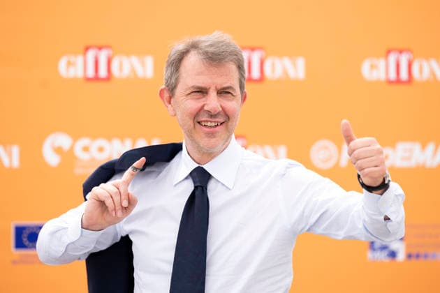 July 22, 2026, Giffoni Valle Piana, Salerno, Italy: Italian journalist Francesco Giorgino attends the photocall at 56th Giffoni Film Festival 2026 in Giffoni Valle Piana, Salerno, Italy on July 22, 2026. Giffoni Valle Piana Italy - ZUMAl175 20260722_zip_l175_003 Copyright: xFrancescoxLucianox